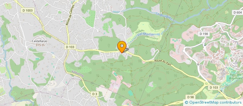 localisation de l'entreprise EN ACCORD DES SENS à VALBONNE