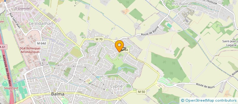 localisation de l'entreprise EN ALTITUDE  BALMA