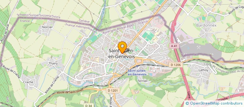 localisation de l'entreprise EN APAR'THE à SAINT-JULIEN-EN-GENEVOIS