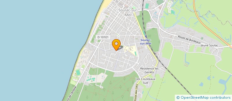 localisation de l'entreprise EN APARTE  SOULAC-SUR-MER