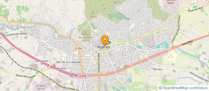 localisation de l'entreprise EN APARTE  HYERES