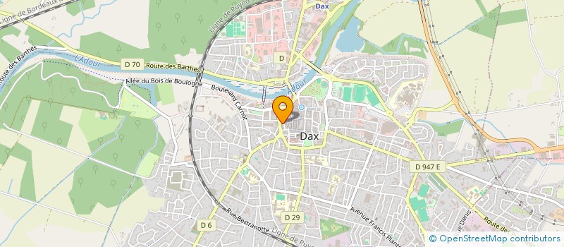 localisation de l'entreprise EN APARTE à DAX