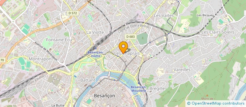 localisation de l'entreprise EN APARTE à BESANCON