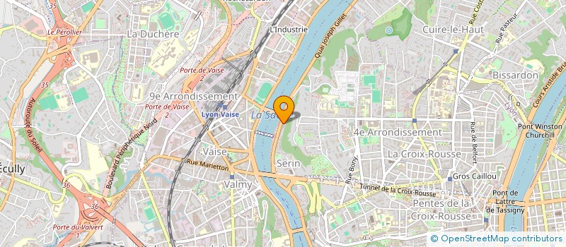 localisation de l'entreprise EN APARTE  LYON