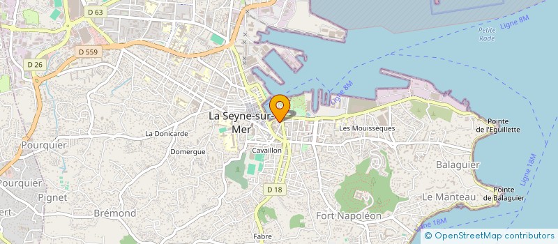 localisation de l'entreprise EN APARTE COIFFURE à LA SEYNE SUR MER