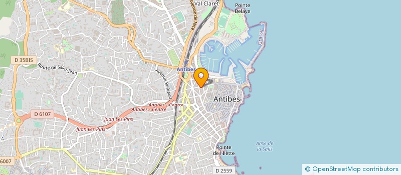 localisation de l'entreprise EN APARTE COIFFURE à ANTIBES