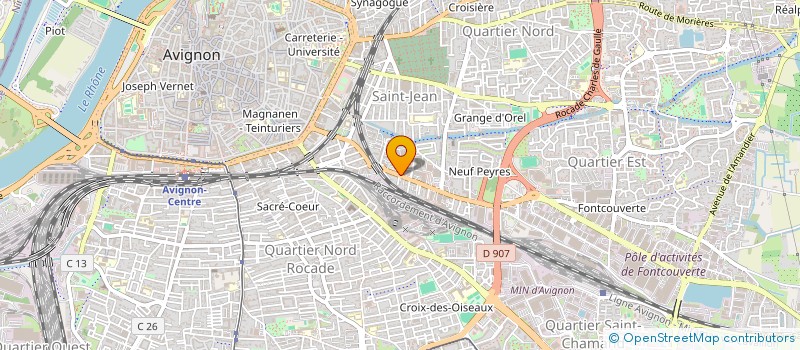 localisation de l'entreprise EN APESANTEUR  AVIGNON