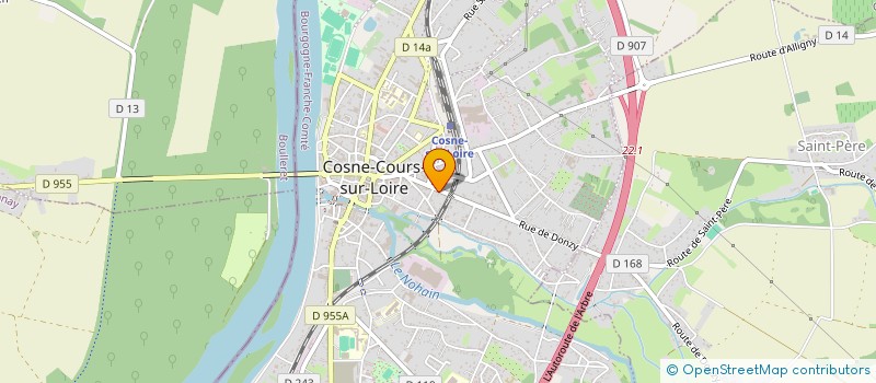 localisation de l'entreprise EN APPARENCE à COSNE-COURS-SUR-LOIRE