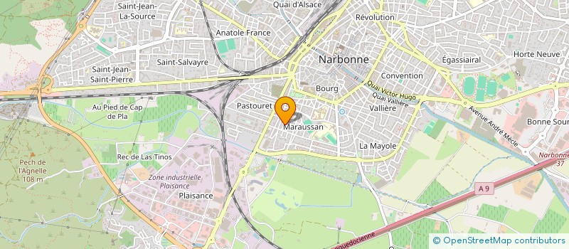 localisation de l'entreprise EN ART DIT  NARBONNE