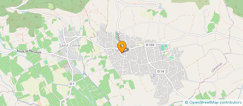 localisation de l'entreprise EN ATTENDANT L AUR  CLARENSAC