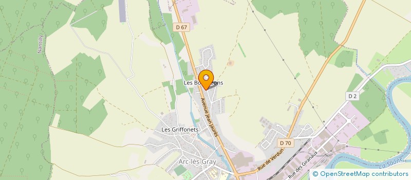 localisation de l'entreprise EN ATTENDANT MAM'AN ET PAPA  ARC-LES-GRAY