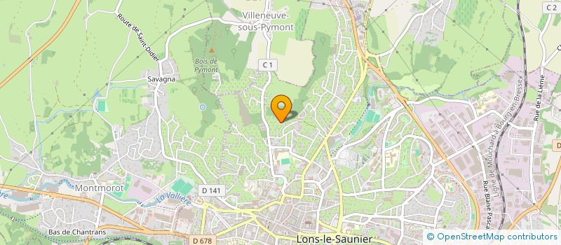 localisation de l'entreprise EN AVAN 100  LONS-LE-SAUNIER