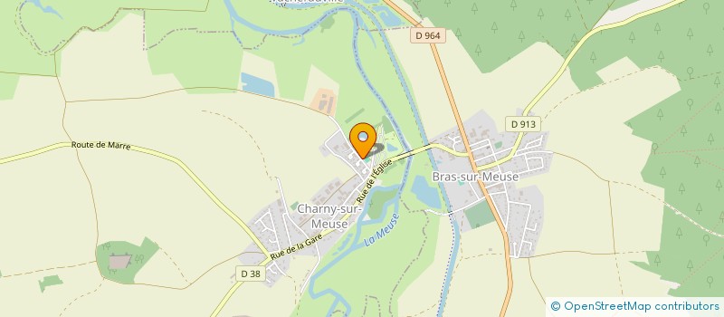 localisation de l'entreprise EN AVANT CLE DES CHAMPS à CHARNY-SUR-MEUSE