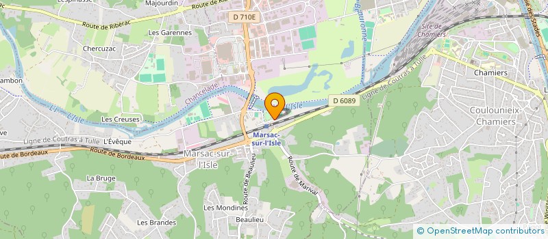 localisation de l'entreprise EN AVANT GUINGUETTE  MARSAC-SUR-L'ISLE