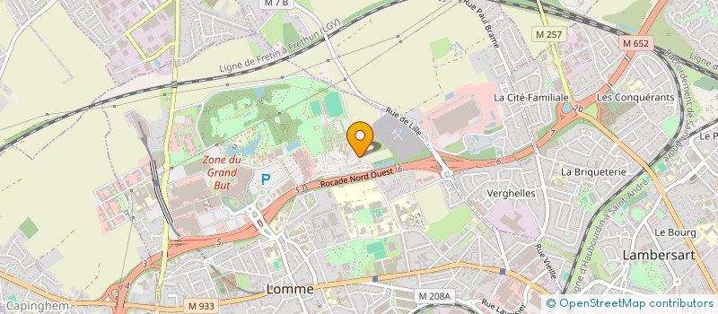 localisation de l'entreprise EN AVANT HELLEMMES à LILLE