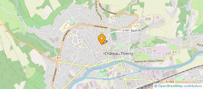localisation de l'entreprise EN AVANT LA FORME à CHATEAU-THIERRY