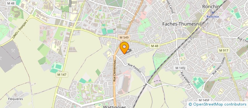 localisation de l'entreprise EN AVANT LA MUSIK  LA BASSEE