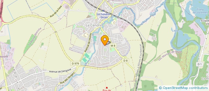 localisation de l'entreprise EN AVANT LA SAUNIERE  LE CENDRE