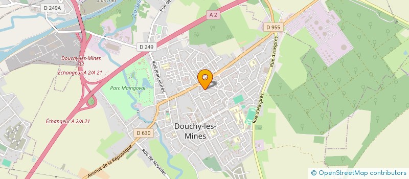 localisation de l'entreprise EN AVANT LE HAINAUT à DOUCHY-LES-MINES