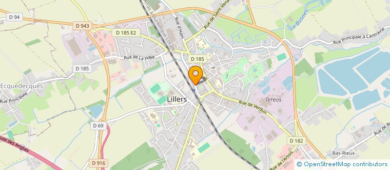 localisation de l'entreprise EN AVANT LES CHEVEUX D'ARGENT à LILLERS