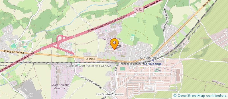localisation de l'entreprise EN AVANT PLUS à BELIGNEUX