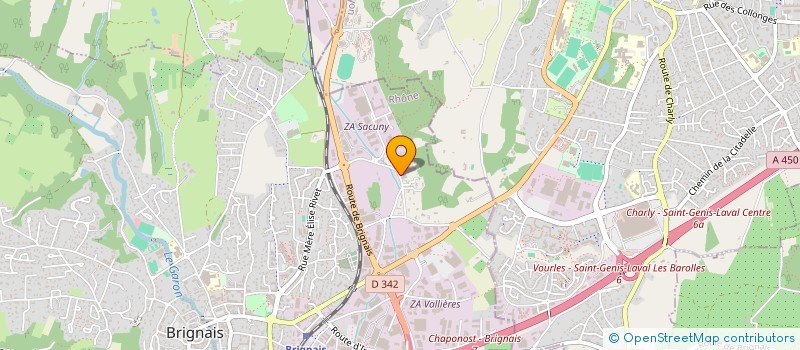 localisation de l'entreprise EN AVANT PRODUCTIONS  BRIGNAIS