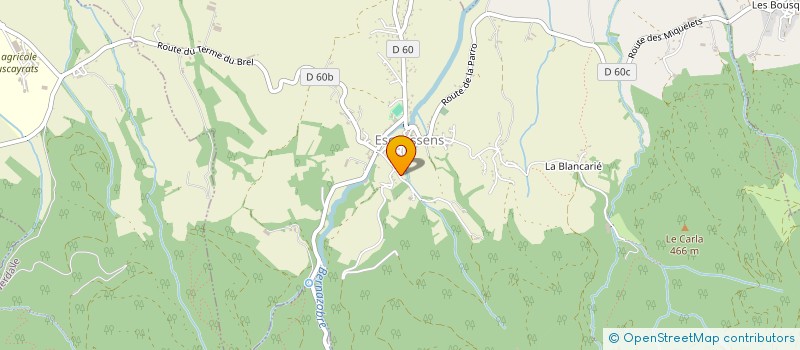 localisation de l'entreprise EN BARTHES  ESCOUSSENS