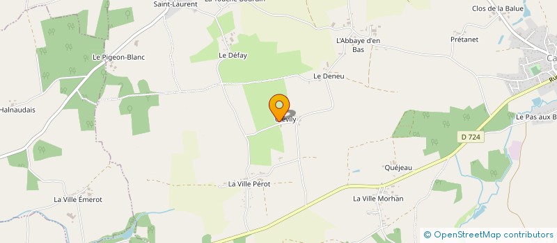 localisation de l'entreprise EN BIOCELIANDE  CAMPENEAC