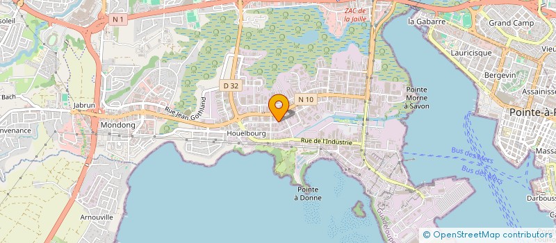 localisation de l'entreprise EN BOIS  BAIE-MAHAULT