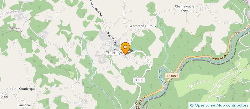 localisation de l'entreprise EN BOITE à CHANTEIX