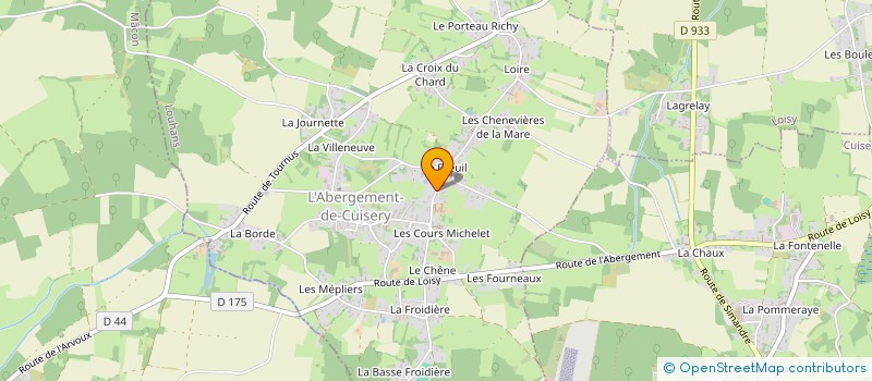 localisation de l'entreprise EN BON PRINTEMPS  L'ABERGEMENT-DE-CUISERY