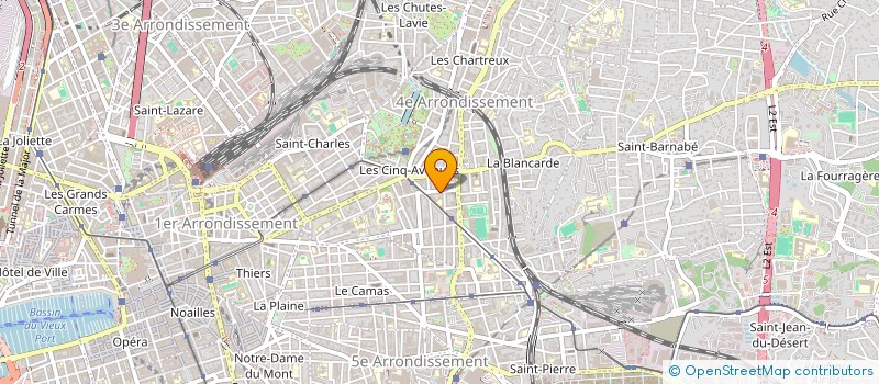 localisation de l'entreprise EN BONNE CIE  MARSEILLE