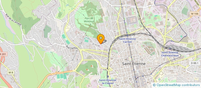 localisation de l'entreprise EN BONNE COMPAGNIE  SAINT-ETIENNE