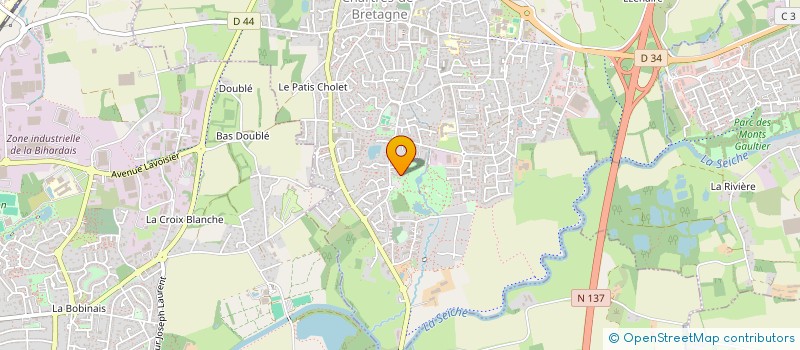 localisation de l'entreprise EN BONNE COMPAGNIE  CHARTRES-DE-BRETAGNE