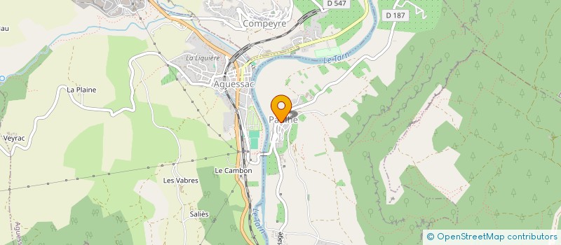 localisation de l'entreprise EN BONNE COMPAGNIE  PAULHE