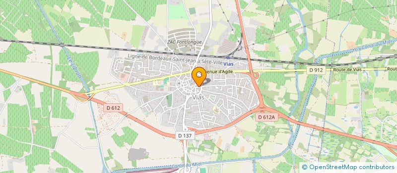 localisation de l'entreprise EN BONNE VOIX  VIAS