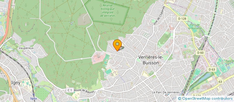 localisation de l'entreprise EN BORDURE DE SCENE à VERRIERES-LE-BUISSON