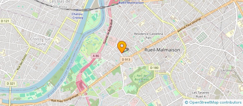 localisation de l'entreprise EN C(H)OEUR DANSE à RUEIL-MALMAISON