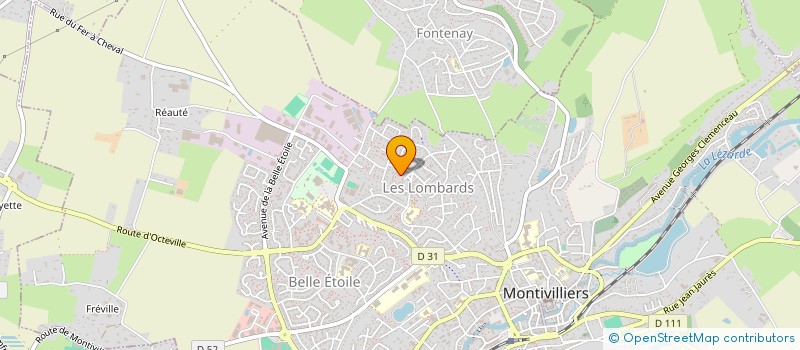 localisation de l'entreprise EN CAS DENSE à MONTIVILLIERS