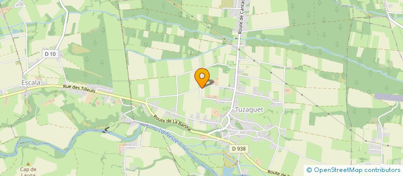 localisation de l'entreprise EN'CAU  TUZAGUET