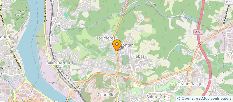 localisation de l'entreprise EN CAVE ET DEBOUCHE à BAYONNE