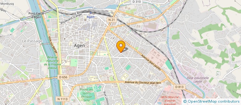 localisation de l'entreprise EN CHAN T  AGEN