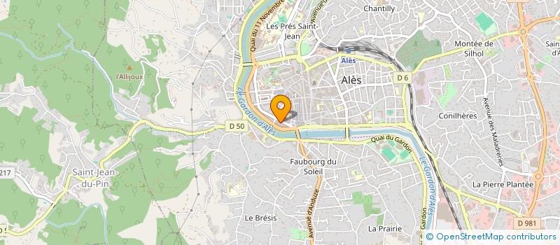 localisation de l'entreprise EN CHANTANT  ALES