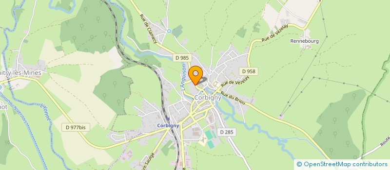 localisation de l'entreprise EN COMPAGNIE à CORBIGNY