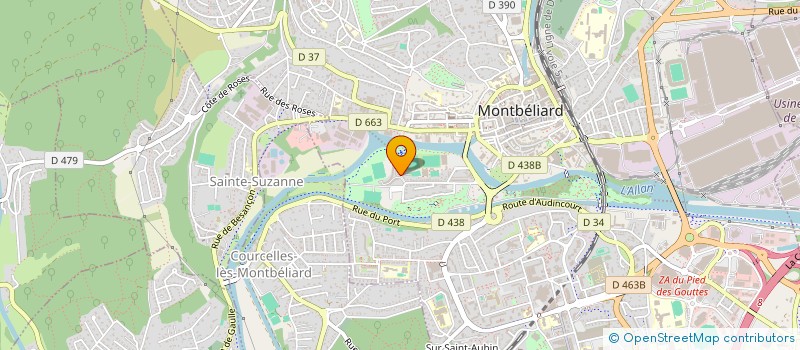 localisation de l'entreprise EN COMPAGNIE DE JEANNE à MONTBELIARD