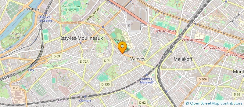 localisation de l'entreprise EN COMPAGNIE DES MUSES à VANVES