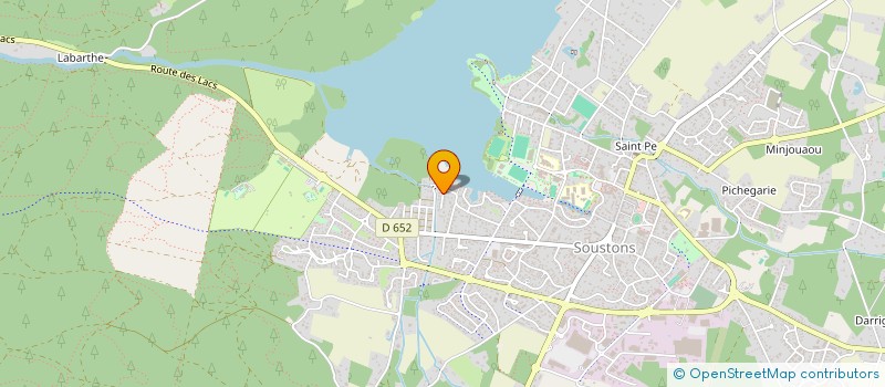 localisation de l'entreprise EN COMPANHIA  SOUSTONS