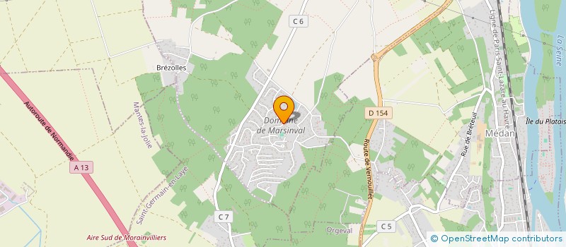 localisation de l'entreprise EN CONSULTING à VERNOUILLET