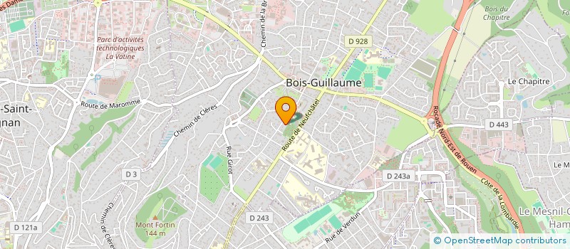 localisation de l'entreprise EN CORPS, DANSE & MOUVEMENT à BOIS-GUILLAUME