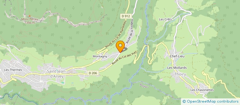 localisation de l'entreprise EN CORS EN CHOEUR  SAINT-JEAN-D'ARVEY